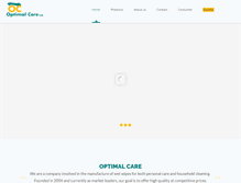 Tablet Screenshot of optimalcaresa.com